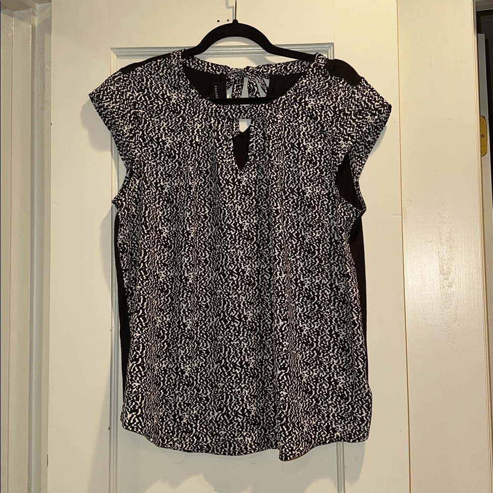 Dani Mixed Material Blouse - Picture 2 of 3